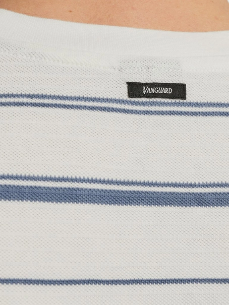 Vanguard Short sleeve r-neck pique texture