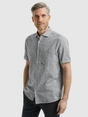 Vanguard Short Sleeve Shirt Linen Cotton bl