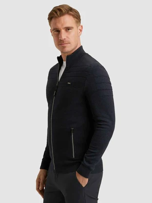 Vanguard Zip jacket cotton bonded mouline