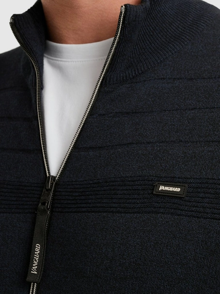 Vanguard Zip jacket cotton bonded mouline