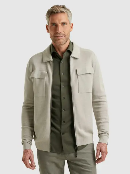 Vanguard Zip jacket cotton modal mouline bo