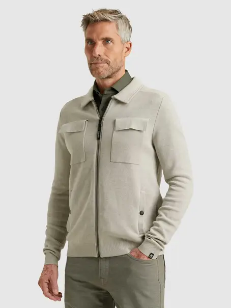 Vanguard Zip jacket cotton modal mouline bo