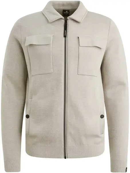 Vanguard Zip jacket cotton modal mouline bo