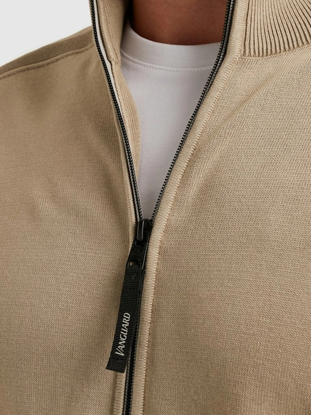 Vanguard Zip jacket cotton modal plated