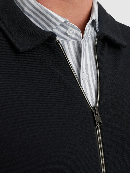 Vanguard Zip jacket wool blend bonded