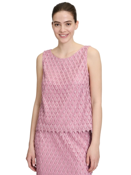 Vera Mont Bluse Kurz ohne Arm