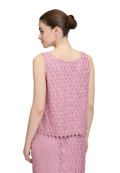 Vera Mont Bluse Kurz ohne Arm