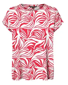 Vero Moda VMAVA PLAIN SS TOP MULTI AOP NOOS G