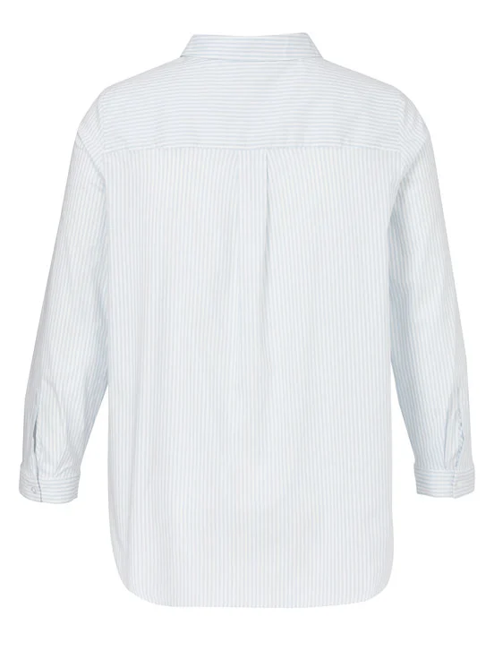 Via Appia Due Bluse Hemdkragen 1/1 Arm Streifen