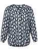 Via Appia Due Bluse V-Ausschnitt 1/1 Arm Druck