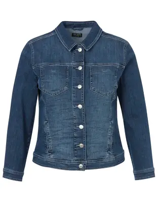 Via Appia Due Jacke Kragen 1/1 Arm Jeans