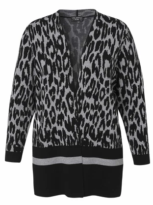 Via Appia Due Jacke offen 1/1 Arm Jacquard