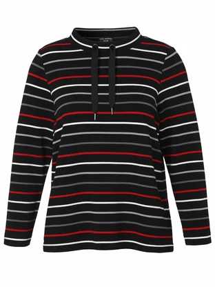 Via Appia Due Sweatshirt Kelchkragen 1/1 Arm Ringe