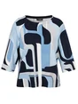 Via Appia Due Sweatshirt Rundhals 3/4 Arm Druck