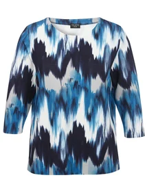 Via Appia Due Sweatshirt Rundhals 3/4 Arm Druck