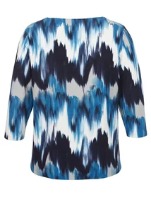 Via Appia Due Sweatshirt Rundhals 3/4 Arm Druck