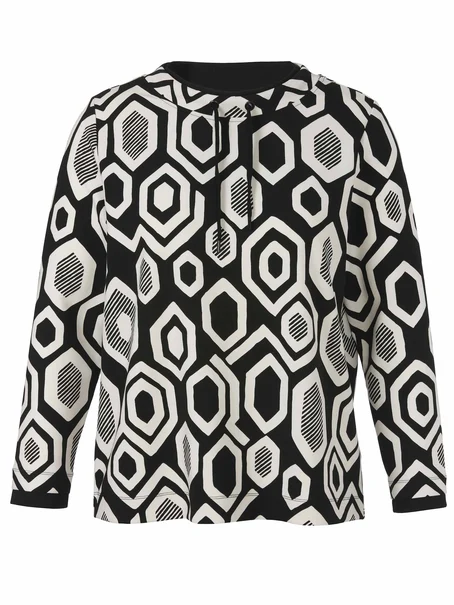 Via Appia Due Sweatshirt Stehkragen 1/1 Arm Druck