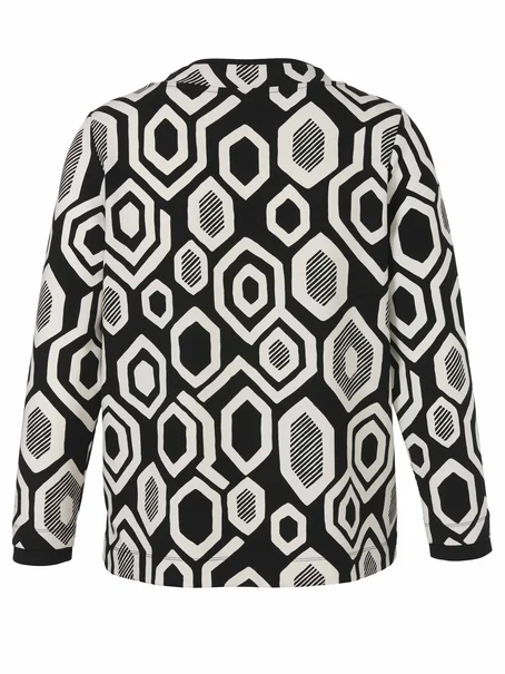 Via Appia Due Sweatshirt Stehkragen 1/1 Arm Druck