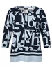 Via Appia Due Sweatshirt V-Ausschnitt 3/4 Arm