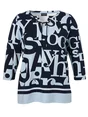 Via Appia Due Sweatshirt V-Ausschnitt 3/4 Arm