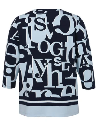 Via Appia Due Sweatshirt V-Ausschnitt 3/4 Arm