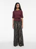 VILA ROUALININE PRINT HW F/L WF TROUSER