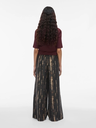 VILA ROUALININE PRINT HW F/L WF TROUSER