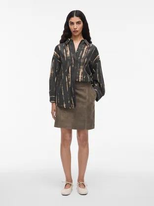VILA ROUALININE PRINT LS SHIRT