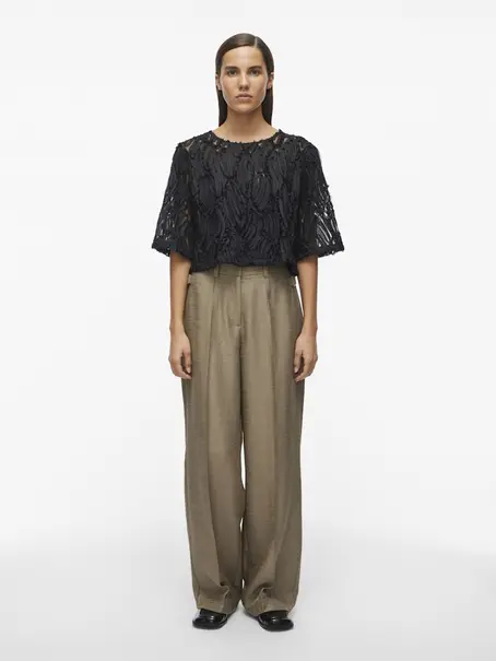 VILA ROUJULIET HW F/L S/F TROUSER