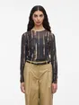 VILA ROUMESSA LS O-NECK TOP