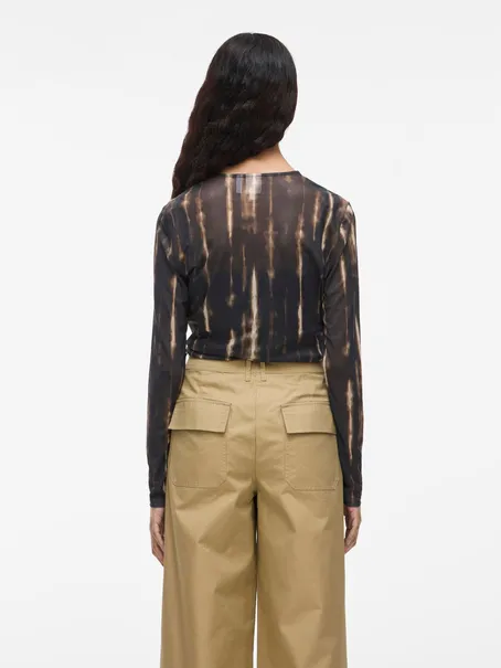 VILA ROUMESSA LS O-NECK TOP