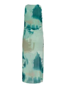 VILA ROUMESSA S/L O-NECK MIDI DRESS