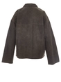 VILA ROUNILA LS LEATHER OVERSHIRT