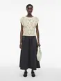 VILA ROUSEVERINE SS O-NECK KNIT TOP