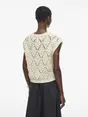 VILA ROUSEVERINE SS O-NECK KNIT TOP