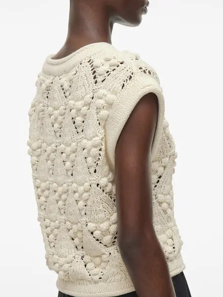 VILA ROUSEVERINE SS O-NECK KNIT TOP
