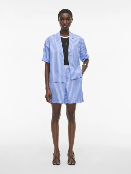 VILA ROUSHONA 2/4 RESORT COLLAR SHIRT