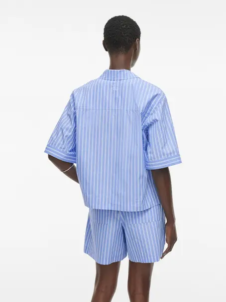 VILA ROUSHONA 2/4 RESORT COLLAR SHIRT