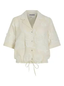 VILA ROUZOE SS RESORT COLLAR SHIRT