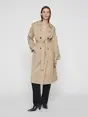 VILA VIADDISON L/S LONG TRENCHCOAT - NO
