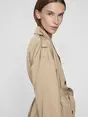 VILA VIADDISON L/S LONG TRENCHCOAT - NO