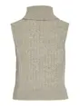 VILA VIBELUNA HIGH NECK S/L KNIT VEST-NO