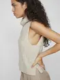 VILA VIBELUNA HIGH NECK S/L KNIT VEST-NO