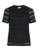 VILA VICHIARA O-NECK S/S TOP/PB