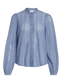 VILA VICHIKKA LACE L/S SHIRT- NOOS