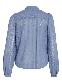 VILA VICHIKKA LACE L/S SHIRT- NOOS