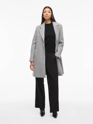 VILA VICLAUDIA BUTTON COAT - NOOS