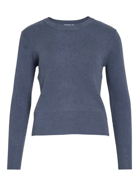 VILA VICOMFY O-NECK L/S KNIT TOP- NOOS