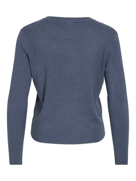 VILA VICOMFY O-NECK L/S KNIT TOP- NOOS