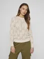 VILA VICOTTI O-NECK L/S KNIT TOP